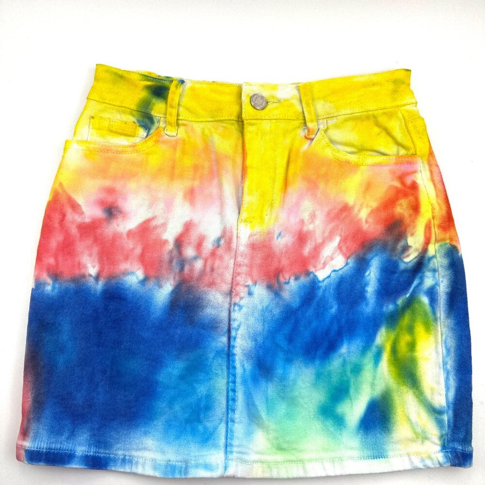 NINA ROSSI COLORED SKIRT SIZE: M MODEL:  NR837SK (6)